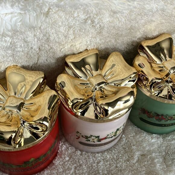 Bath and Body Works Bow Lid Candles - Picture 3 of 6